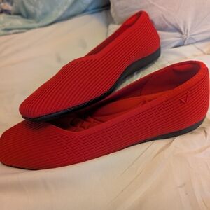 Red Women's Slip-On Shoes